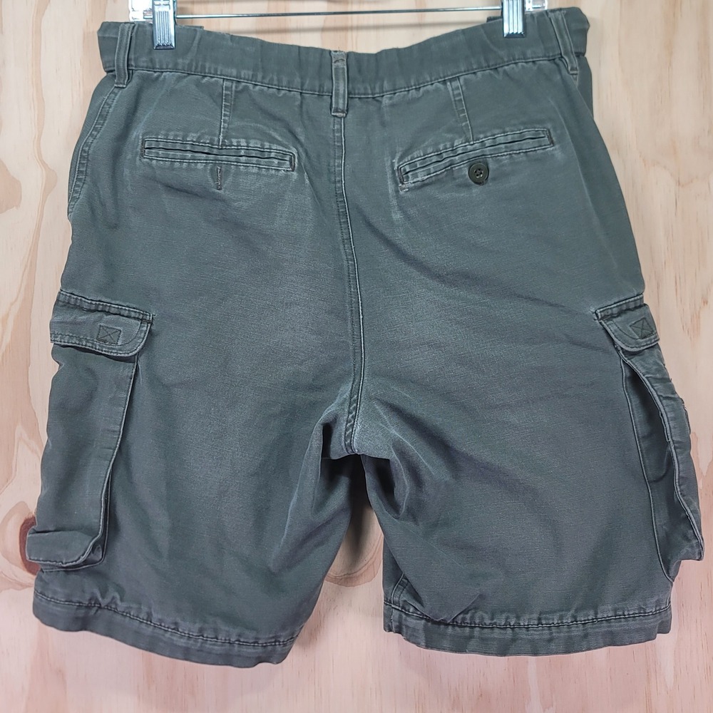 Vintage Boy Scouts of America‎ Mens Green Cargo Uniform Shorts Size 32 Canvas - Picture 2 of 11